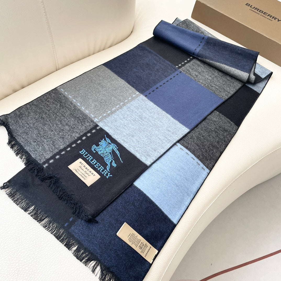 BURBERRY BBR SCARF 180 CM IN CASHMERE 487518