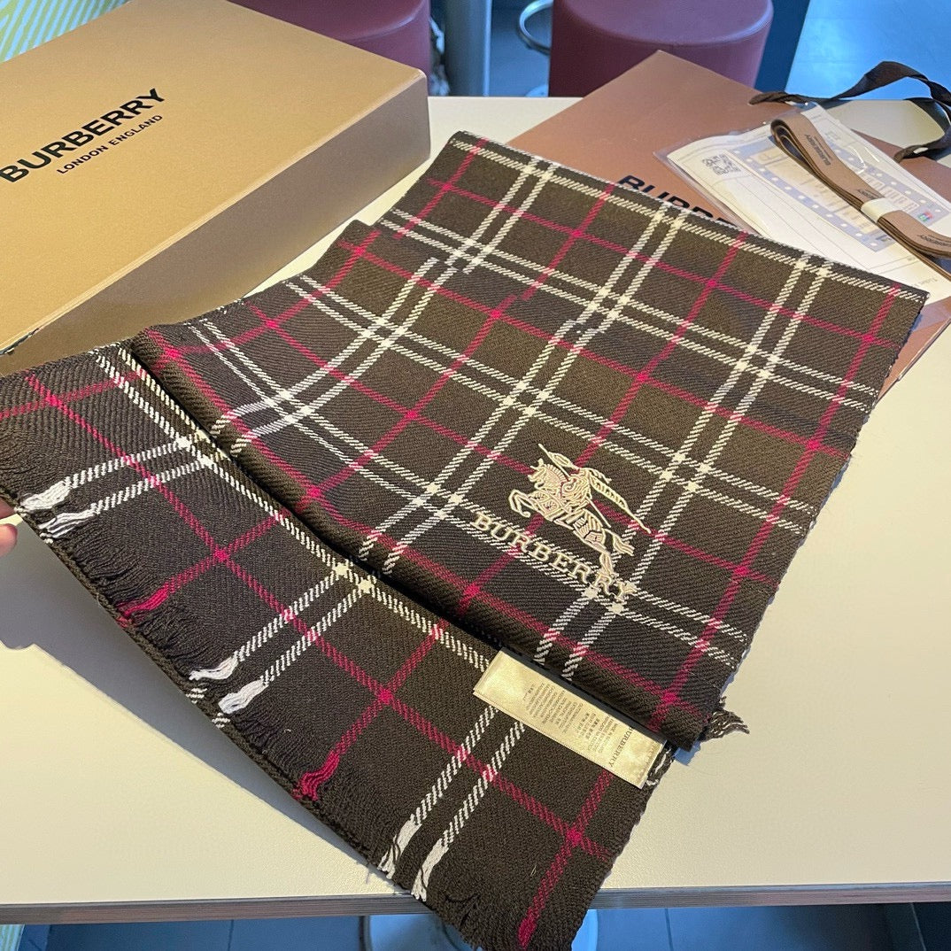 BURBERRY BBR SCARF 180 CM IN CASHMERE 477831