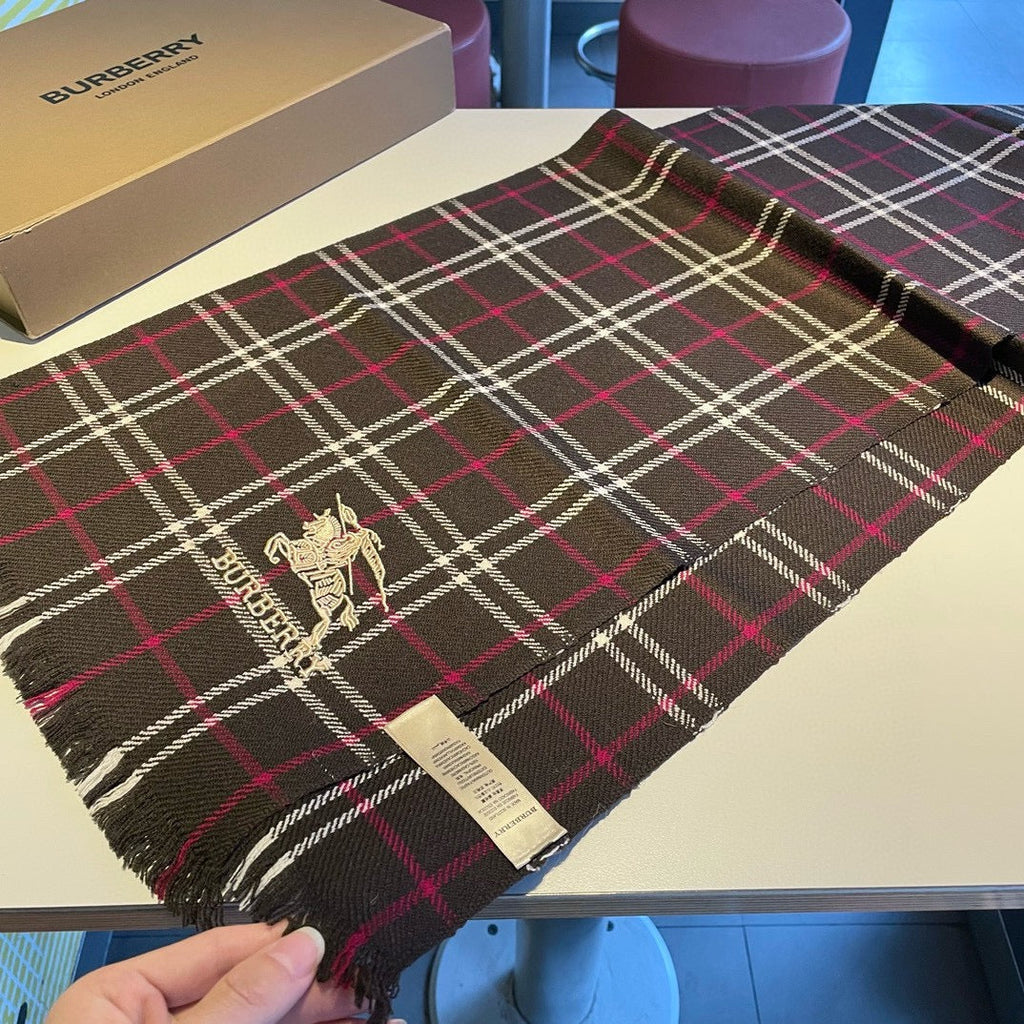 BURBERRY BBR SCARF 180 CM IN CASHMERE 477831