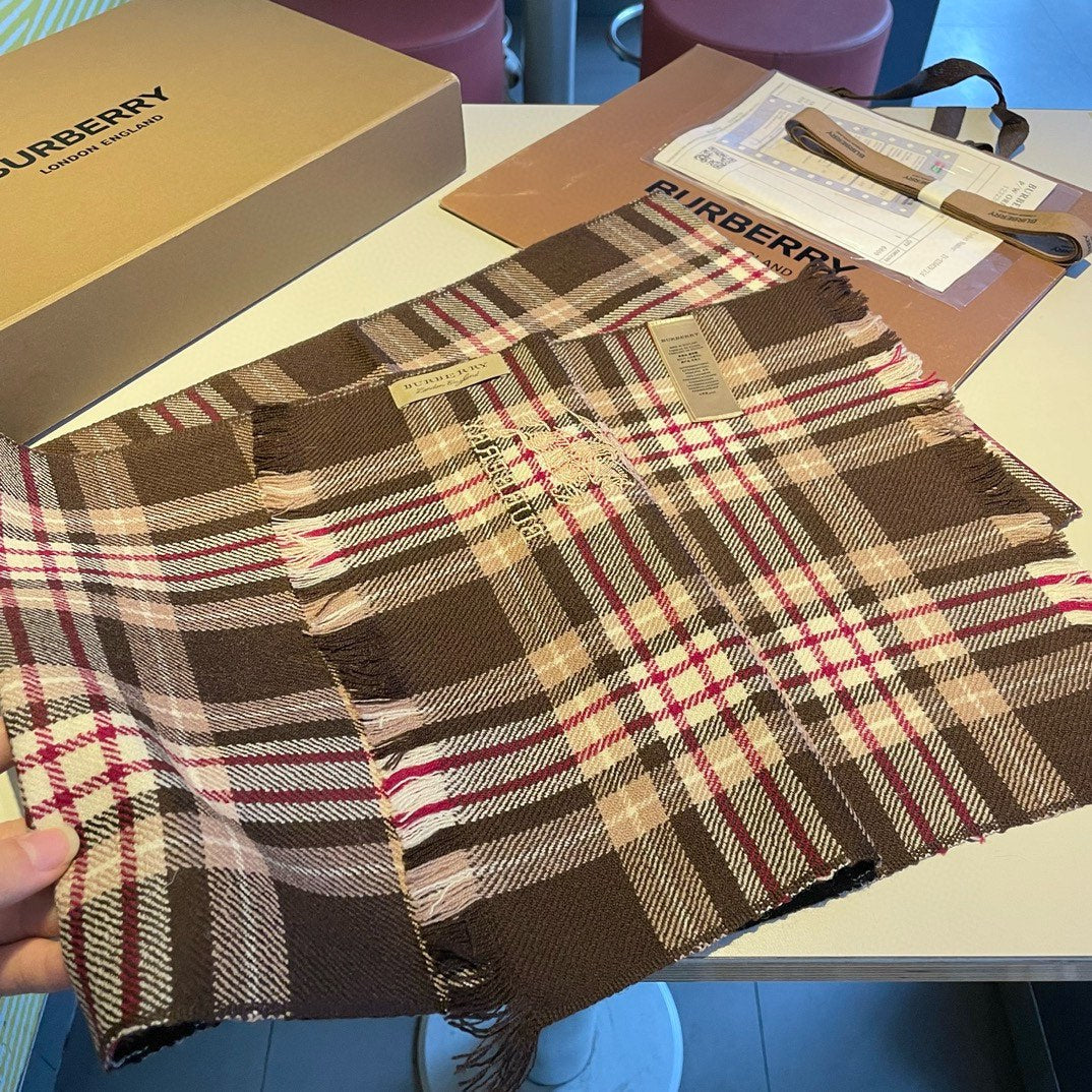 BURBERRY BBR SCARF 180 CM IN CASHMERE 477832