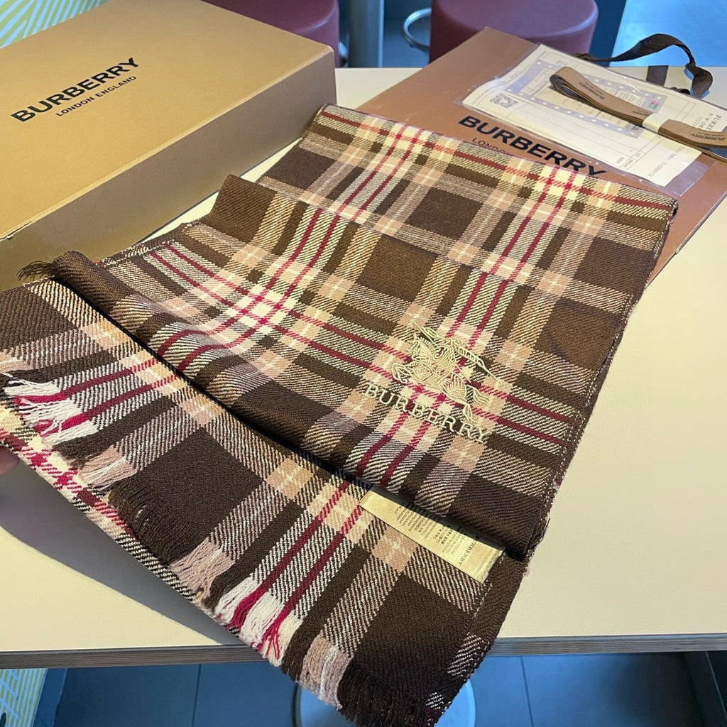 BURBERRY BBR SCARF 180 CM IN CASHMERE 477832