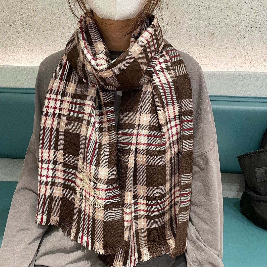 BURBERRY BBR SCARF 180 CM IN CASHMERE 477832