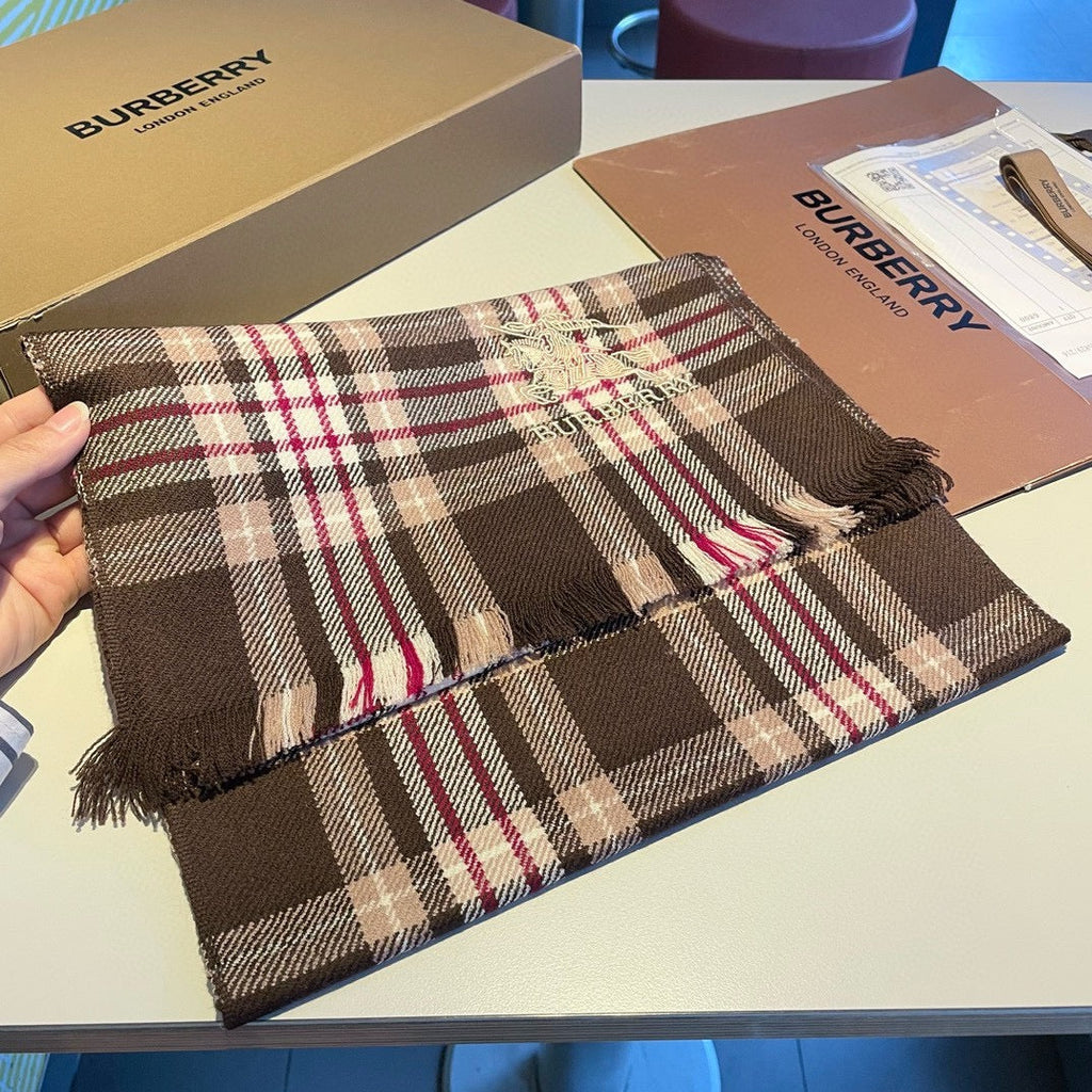 BURBERRY BBR SCARF 180 CM IN CASHMERE 477832