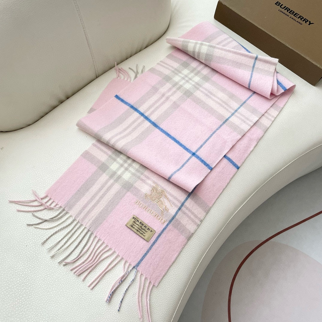 BURBERRY BBR SCARF 180 CM IN CASHMERE 490946
