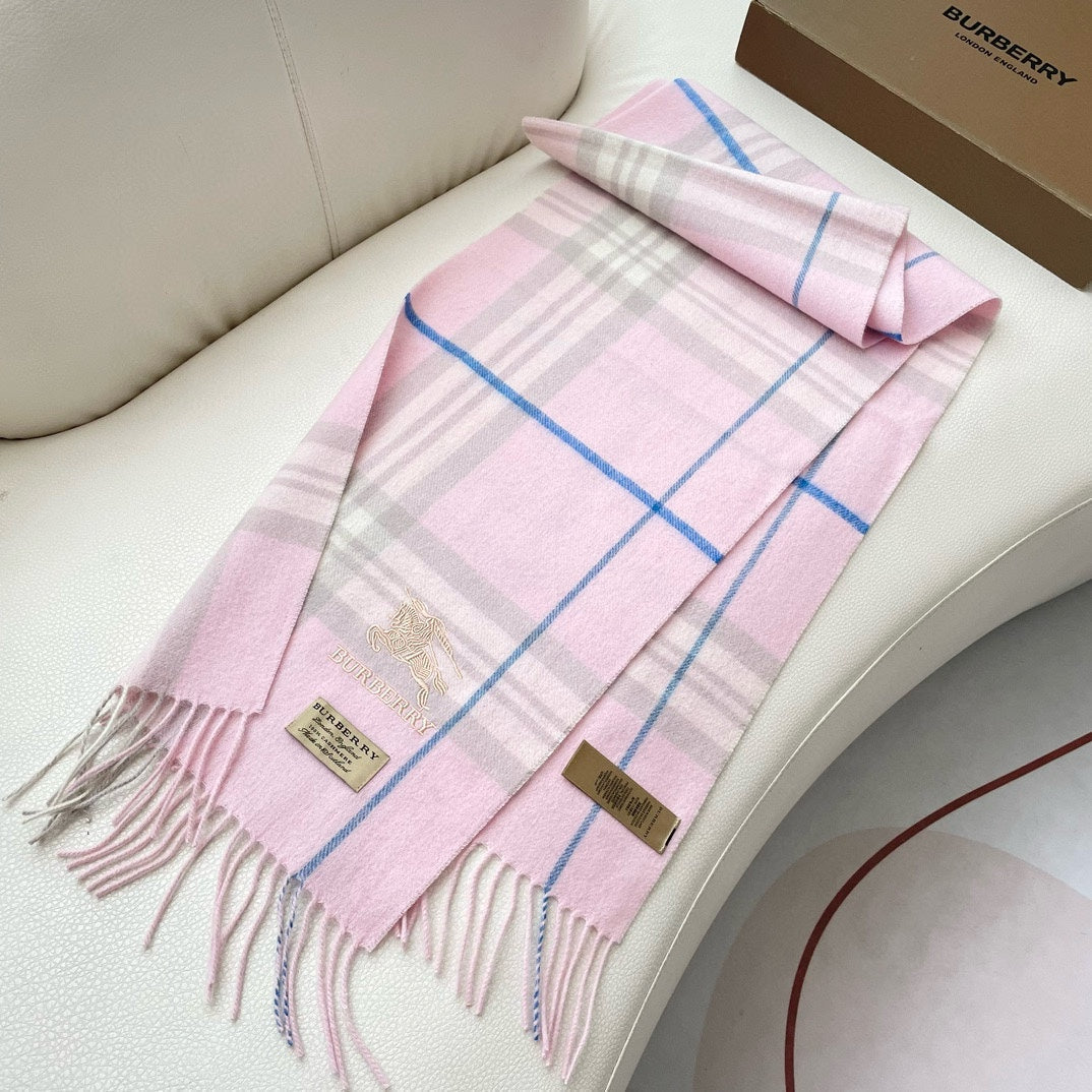 BURBERRY BBR SCARF 180 CM IN CASHMERE 490946