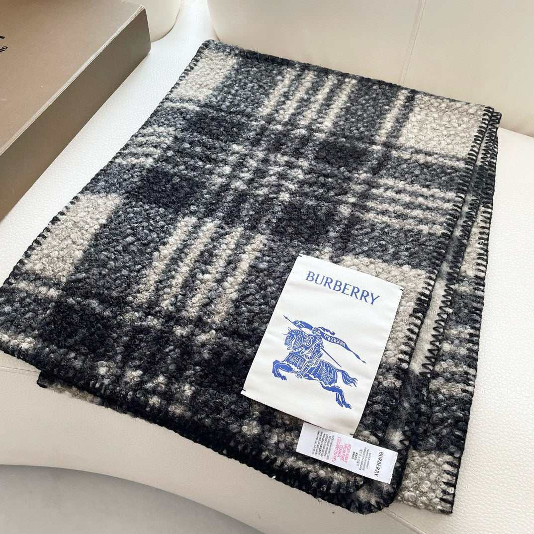 BURBERRY BBR SCARF 180 CM IN CASHMERE 505313