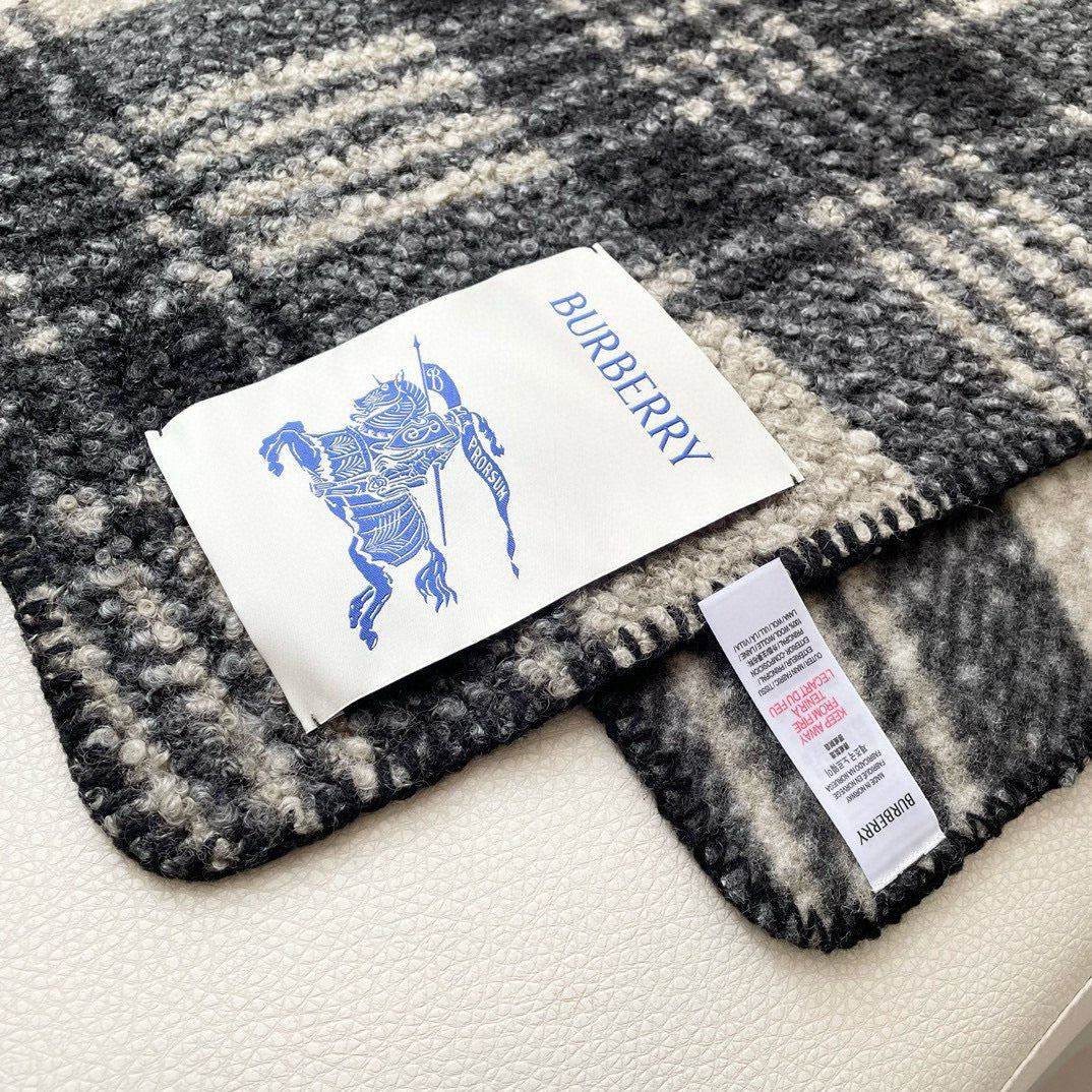 BURBERRY BBR SCARF 180 CM IN CASHMERE 505313