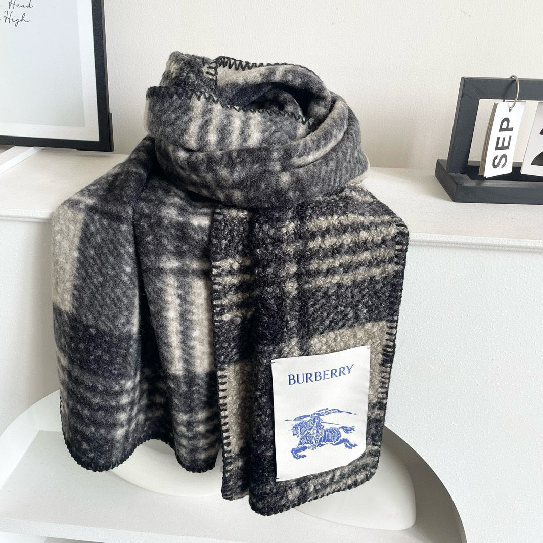 BURBERRY BBR SCARF 180 CM IN CASHMERE 505313