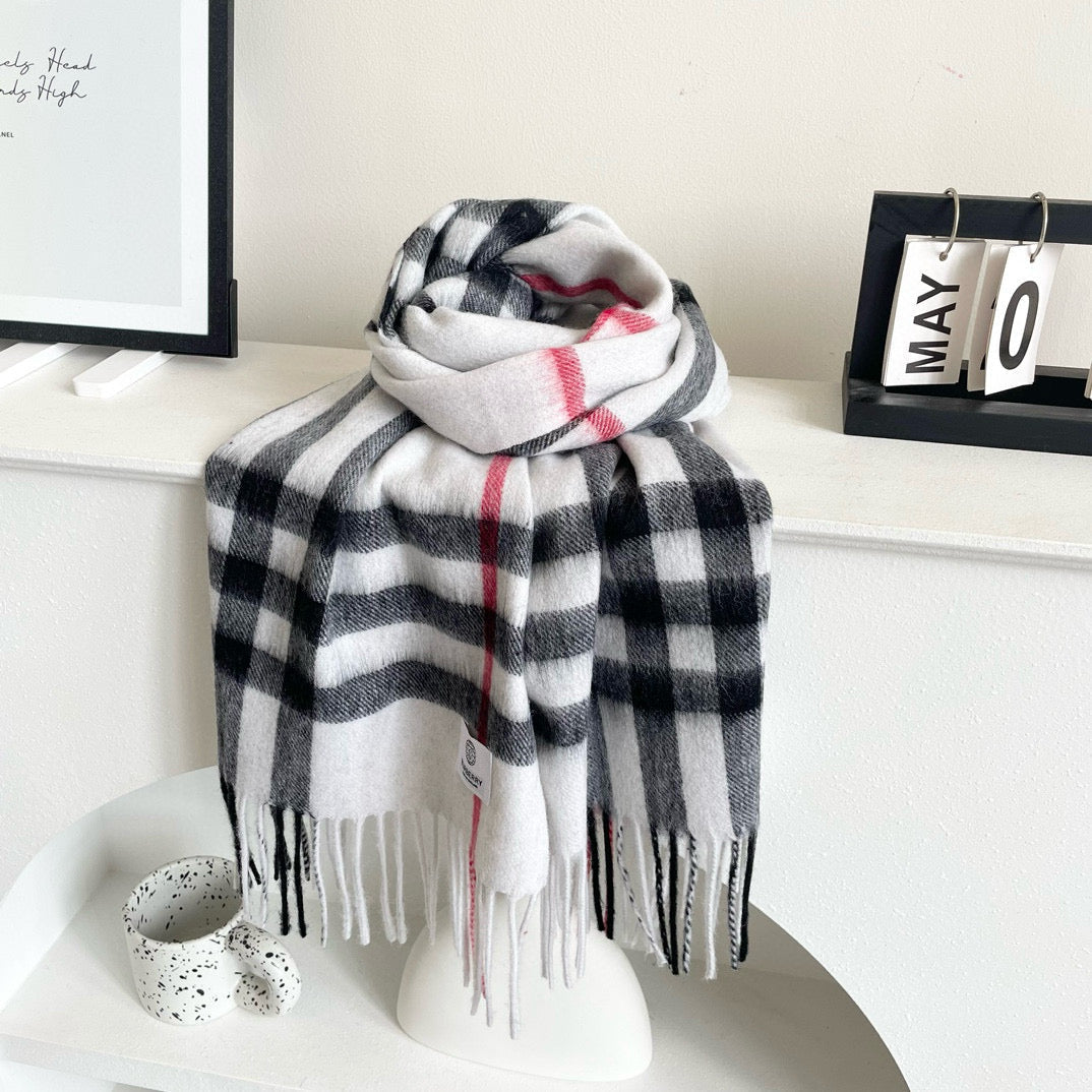 BURBERRY BBR SCARF 180 CM IN CASHMERE 522312