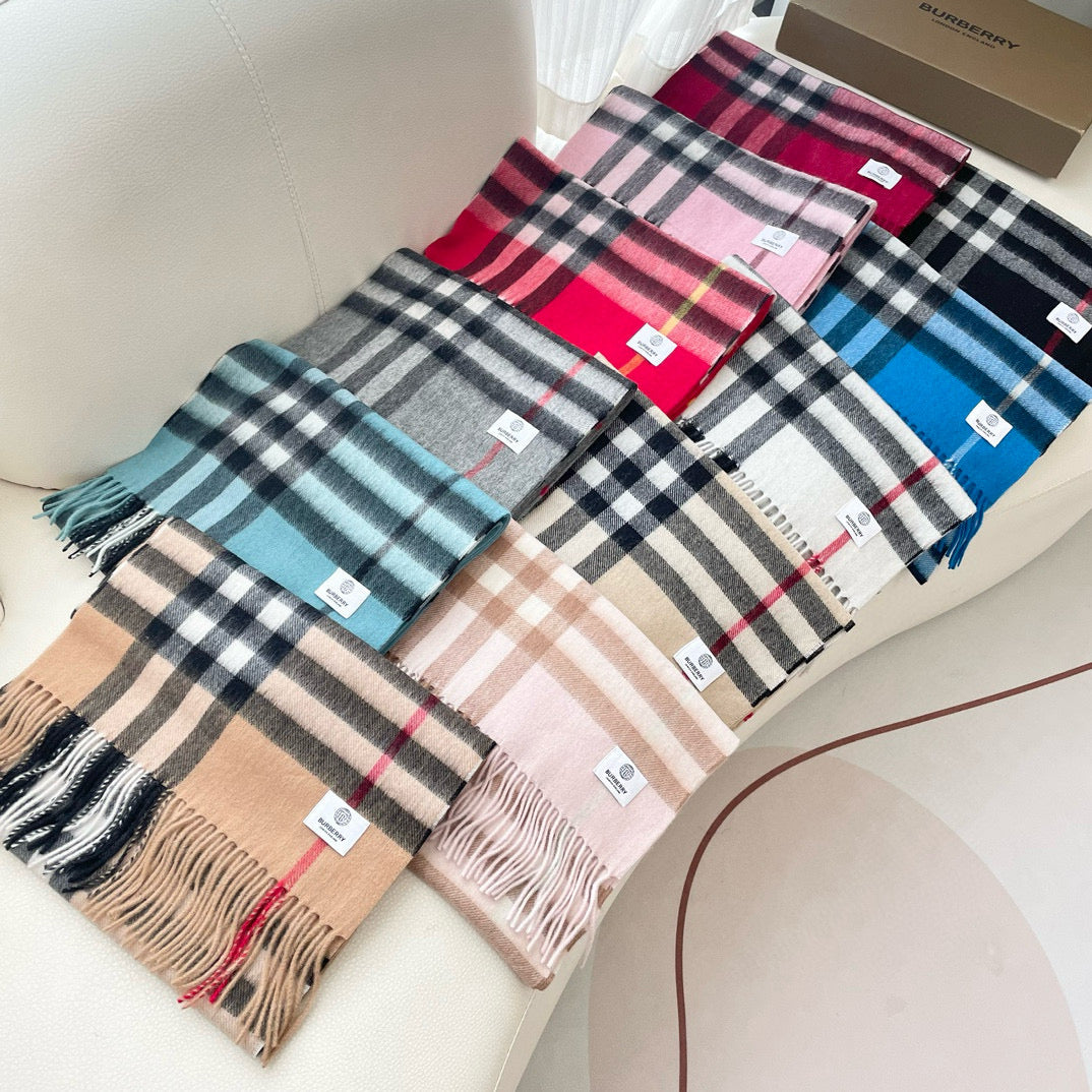 BURBERRY BBR SCARF 180 CM IN CASHMERE 522315