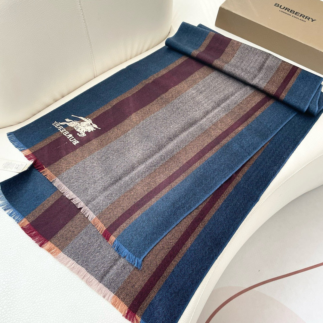 BURBERRY BBR SCARF 180 CM IN CASHMERE 524357