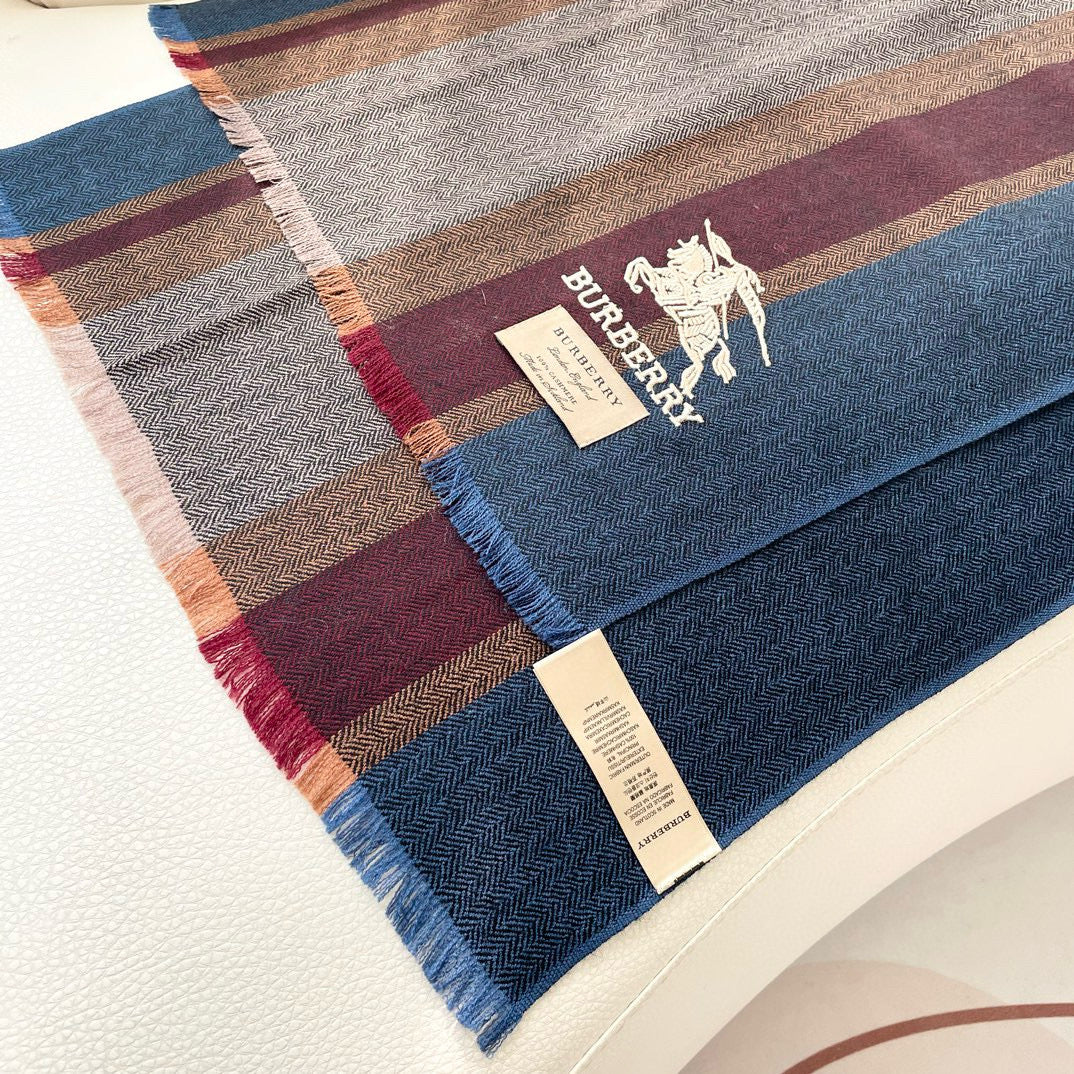 BURBERRY BBR SCARF 180 CM IN CASHMERE 524357