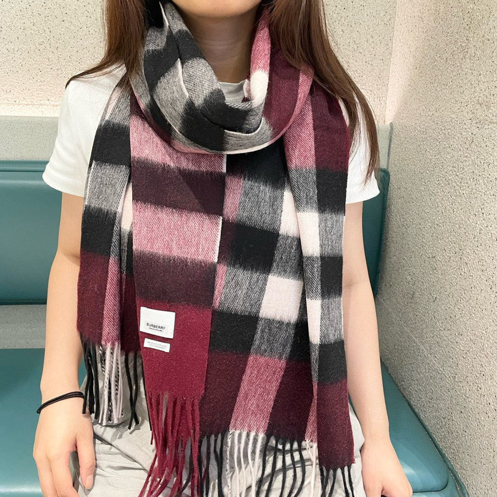 BURBERRY BBR SCARF 210 CM IN CASHMERE 06