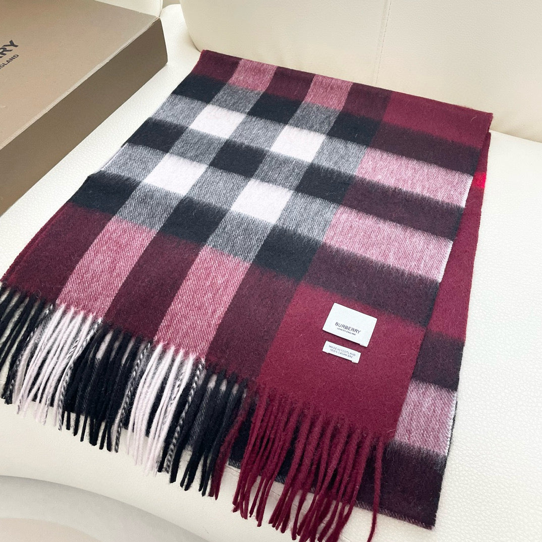BURBERRY BBR SCARF 210 CM IN CASHMERE 06