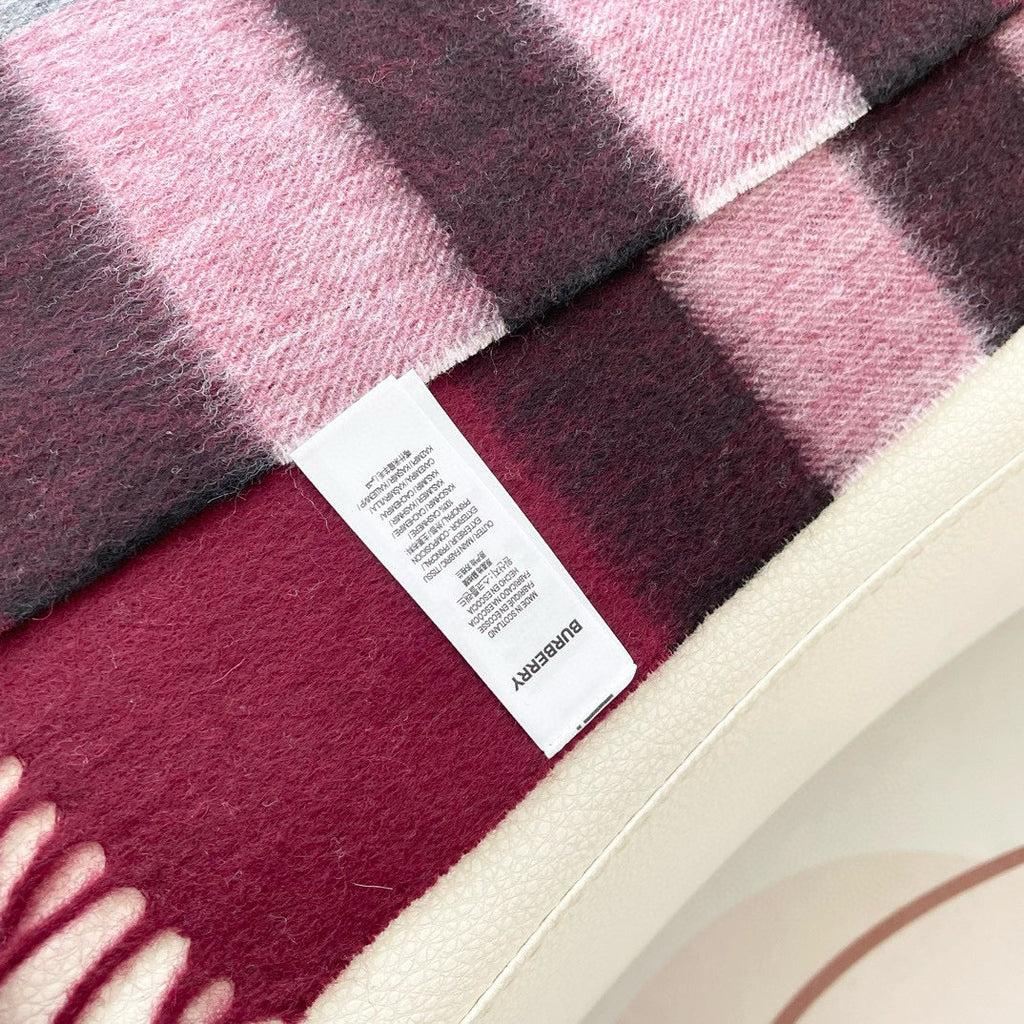 BURBERRY BBR SCARF 210 CM IN CASHMERE 06