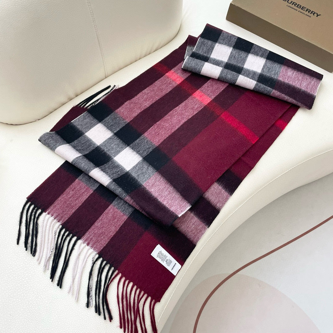 BURBERRY BBR SCARF 210 CM IN CASHMERE 06