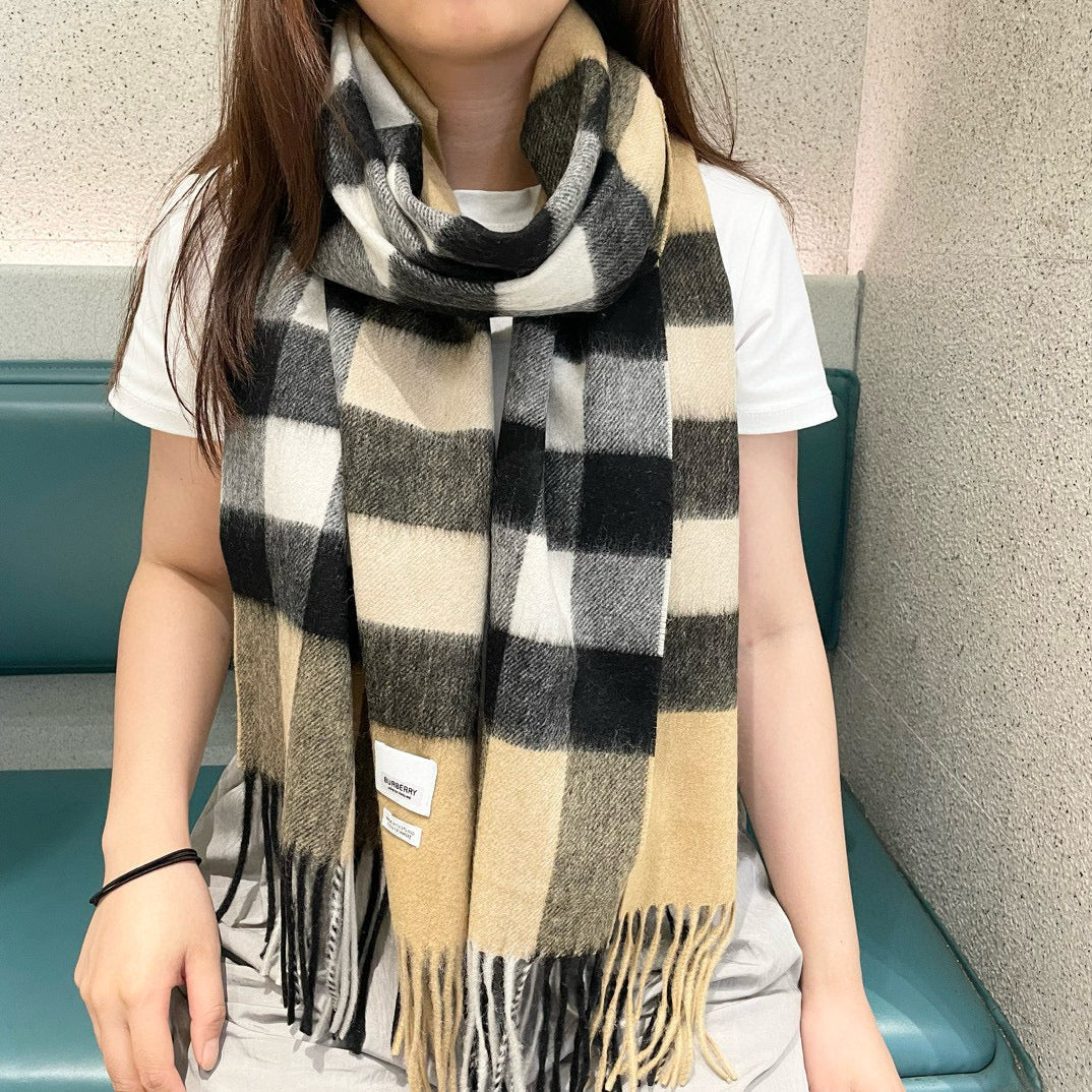 BURBERRY BBR SCARF 210 CM IN CASHMERE 05