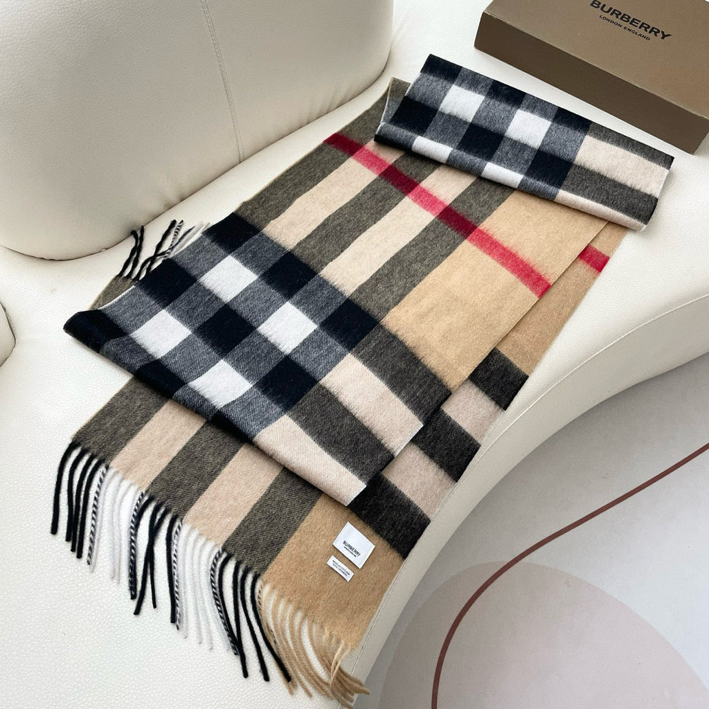 BURBERRY BBR SCARF 210 CM IN CASHMERE 05
