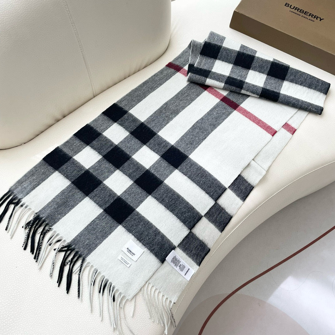 BURBERRY BBR SCARF 210 CM IN CASHMERE 03