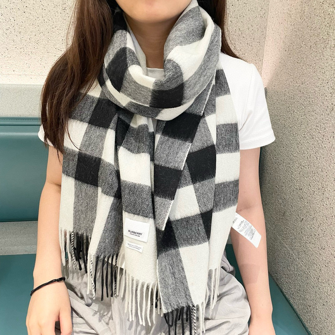 BURBERRY BBR SCARF 210 CM IN CASHMERE 03