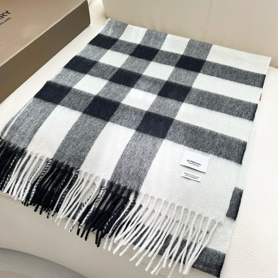 BURBERRY BBR SCARF 210 CM IN CASHMERE 03