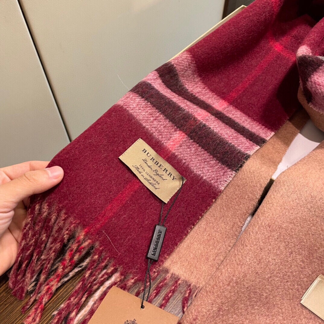 BURBERRY SCARF 200 CM IN COLORFUL CASHMERE 405351