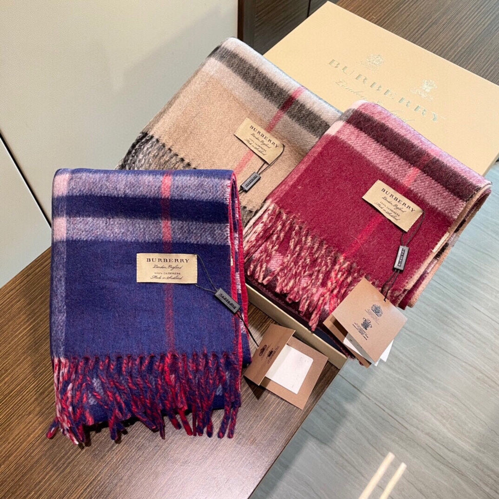 BURBERRY SCARF 200 CM IN COLORFUL CASHMERE 405351