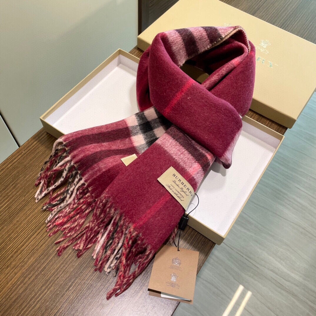 BURBERRY SCARF 200 CM IN COLORFUL CASHMERE 405351
