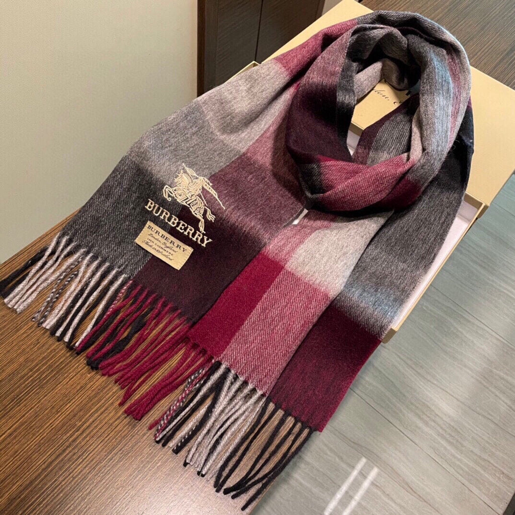 BURBERRY SCARF 200 CM IN COLORFUL CASHMERE 407314