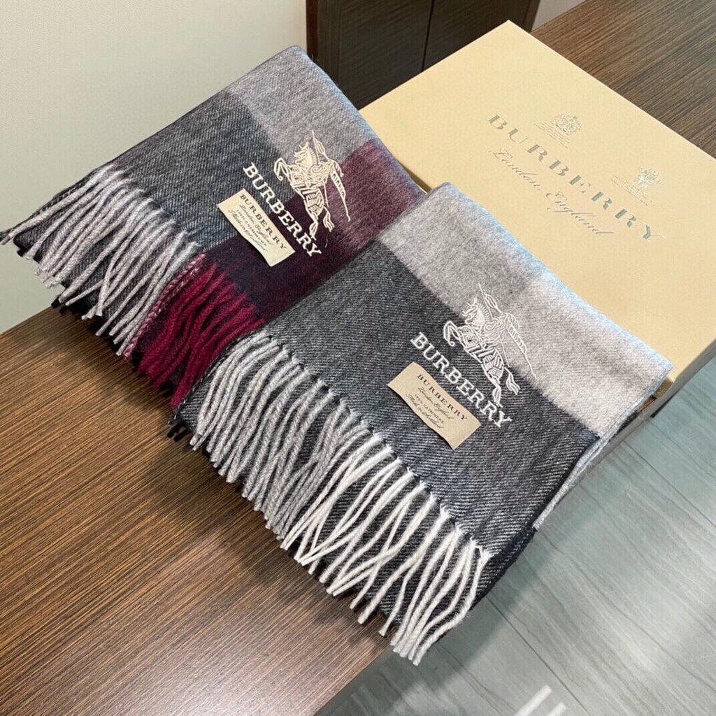 BURBERRY SCARF 200 CM IN COLORFUL CASHMERE 407314
