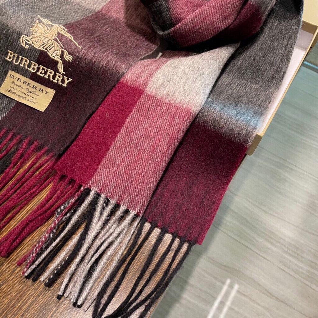 BURBERRY SCARF 200 CM IN COLORFUL CASHMERE 407314