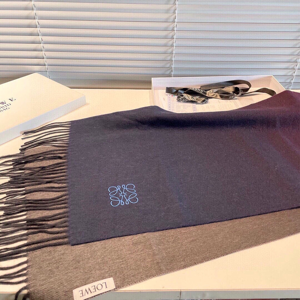 LOEWE SCARF 190 CM IN COLORFUL CASHMERE  413851