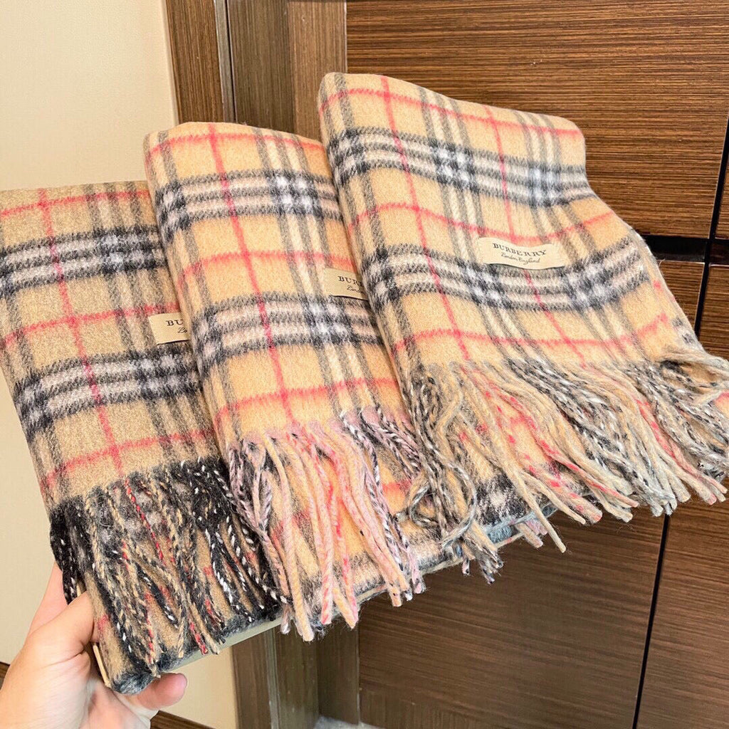 BURBERRY BBR SCARF 200 CM IN CASHMERE 509630
