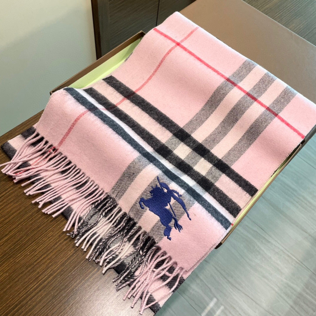 BURBERRY BBR SCARF 180 CM IN CASHMERE 509660