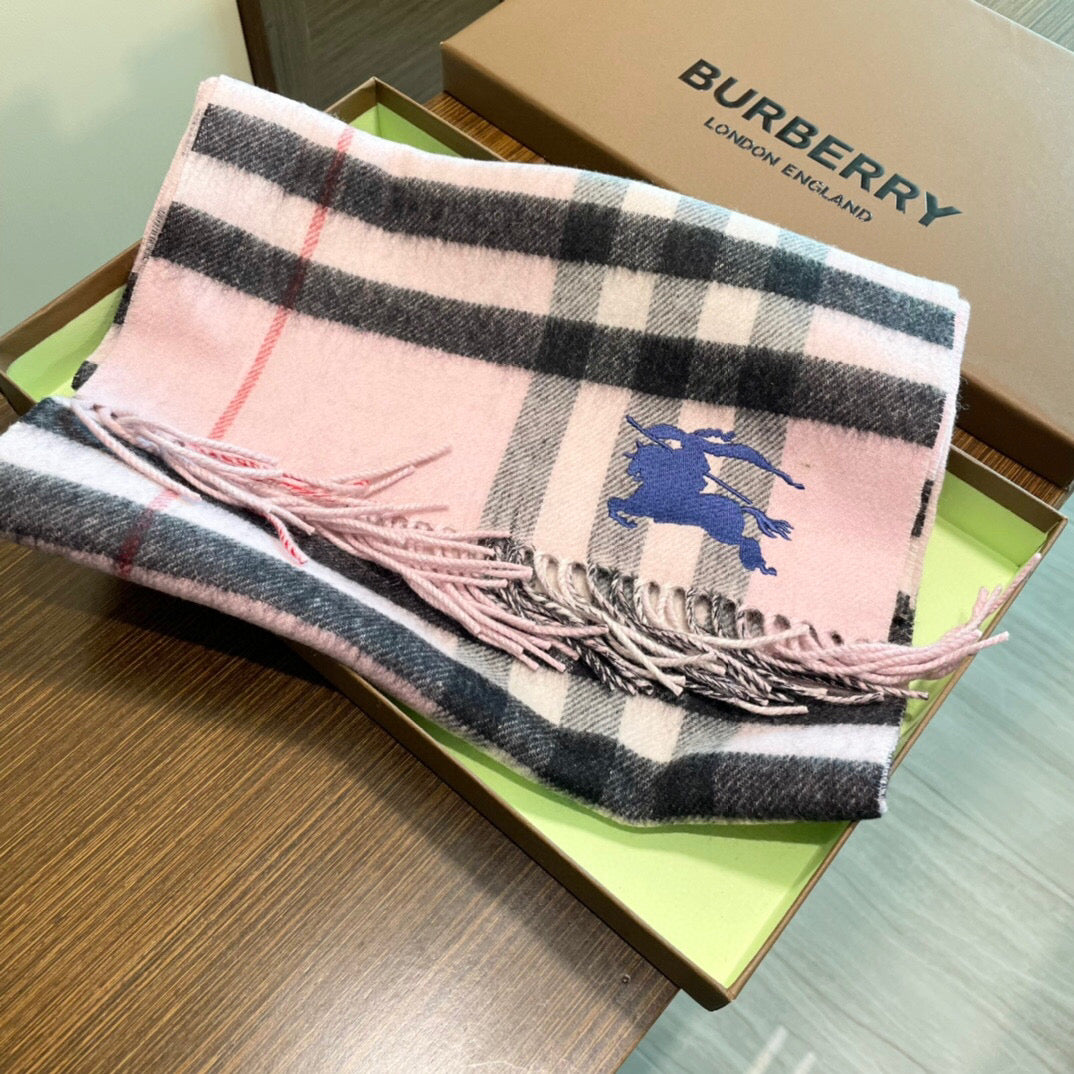 BURBERRY BBR SCARF 180 CM IN CASHMERE 509660