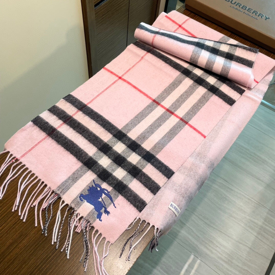 BURBERRY BBR SCARF 180 CM IN CASHMERE 509660