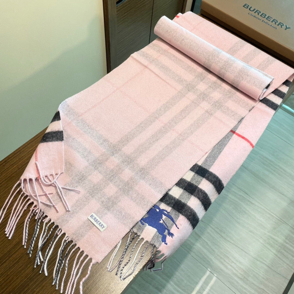 BURBERRY BBR SCARF 180 CM IN CASHMERE 509660