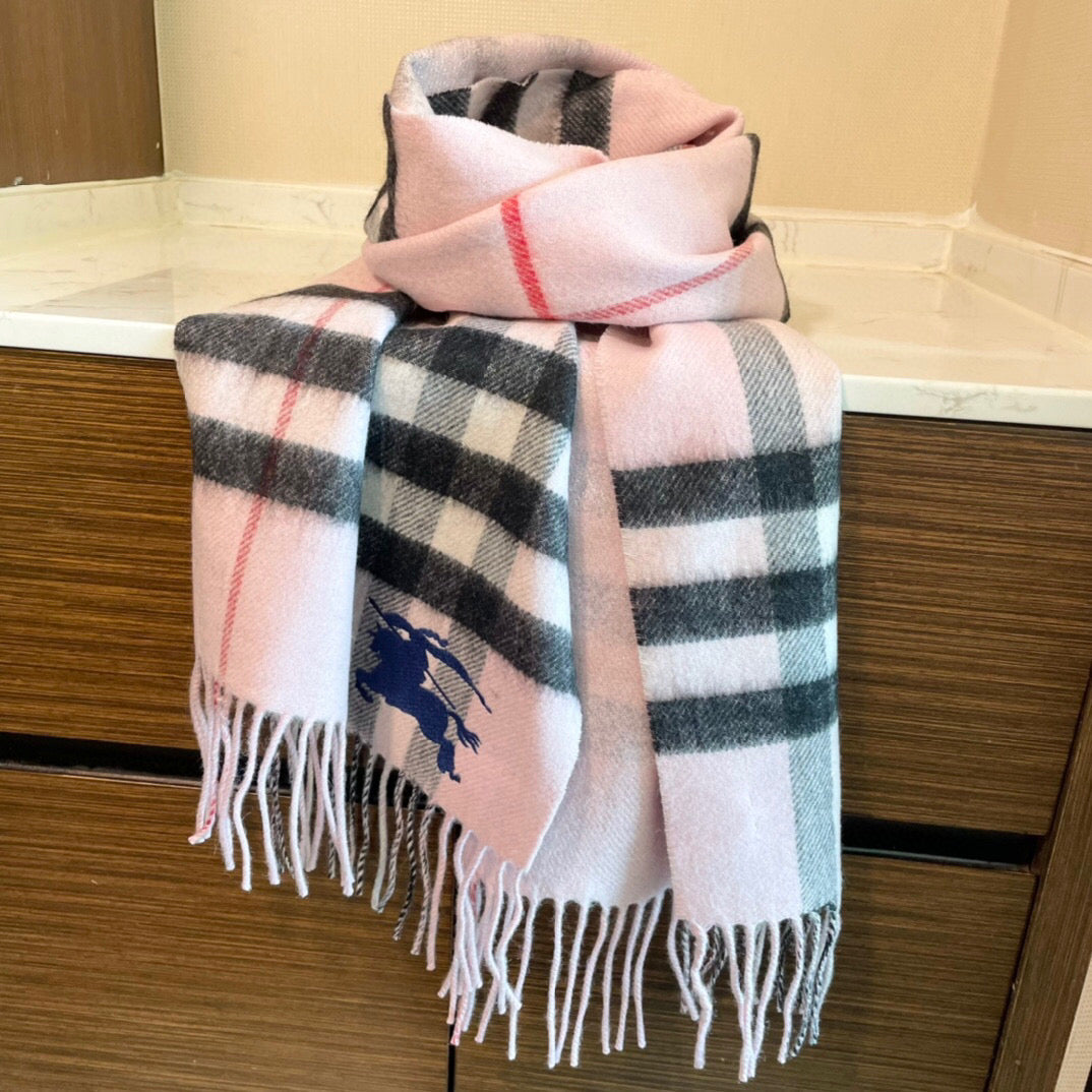 BURBERRY BBR SCARF 180 CM IN CASHMERE 509660