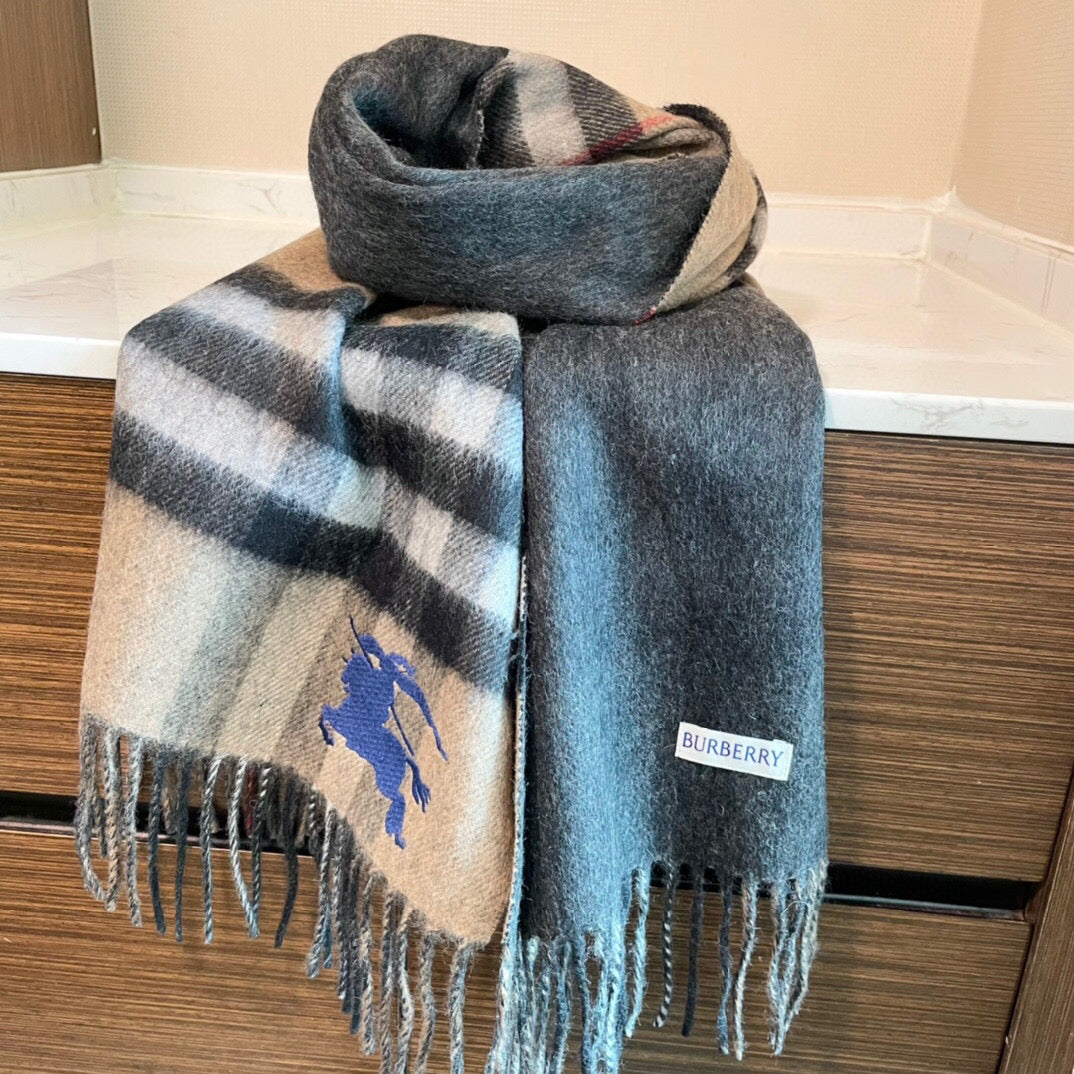 BURBERRY BBR SCARF 180 CM IN CASHMERE 509661