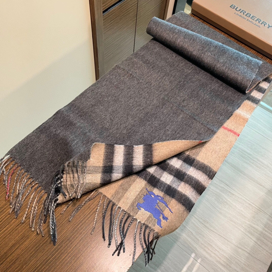BURBERRY BBR SCARF 180 CM IN CASHMERE 509661