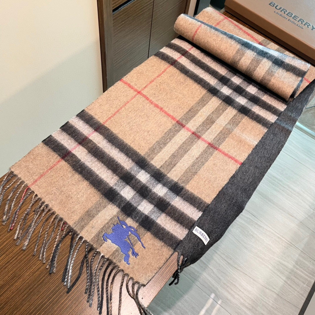 BURBERRY BBR SCARF 180 CM IN CASHMERE 509661