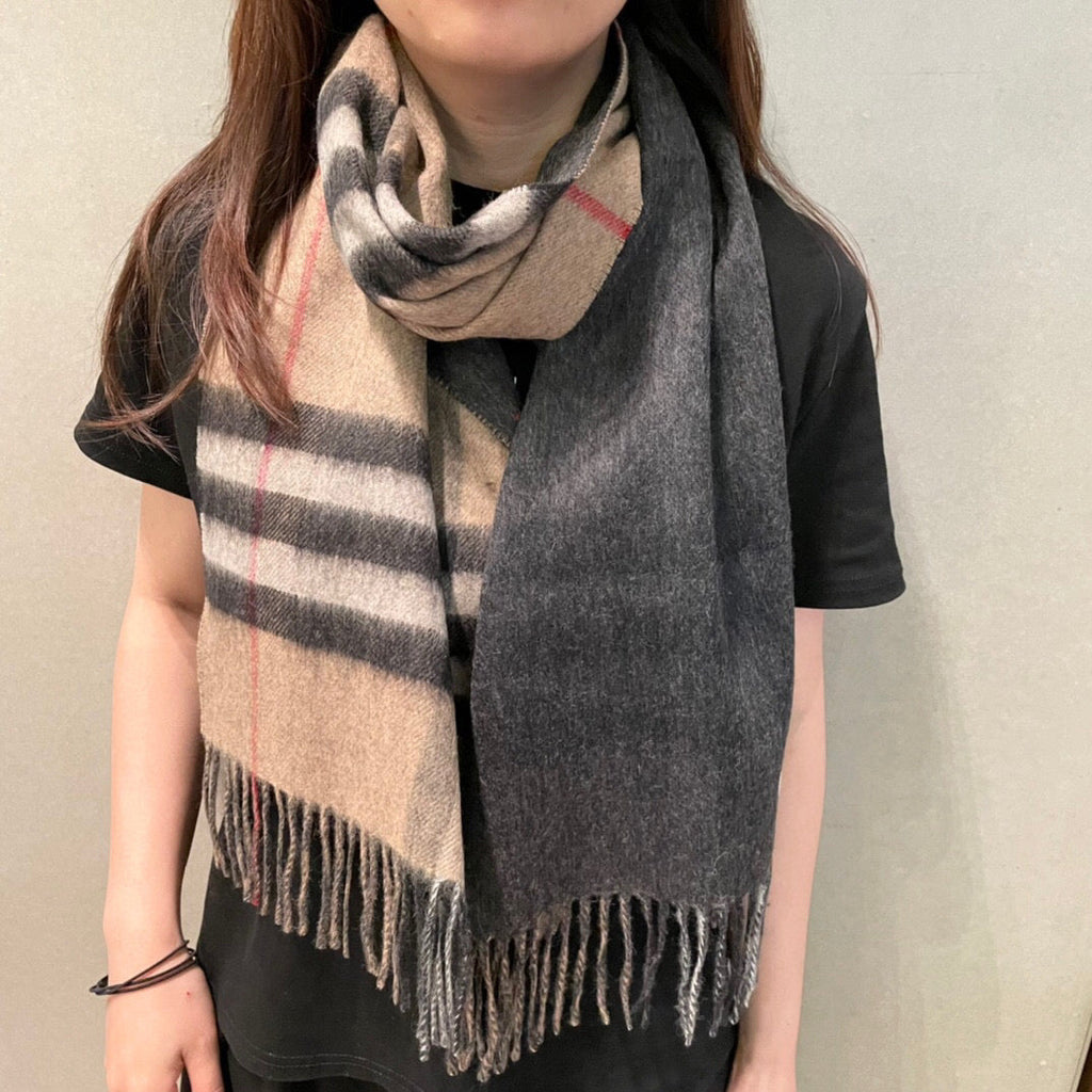 BURBERRY BBR SCARF 180 CM IN CASHMERE 509661