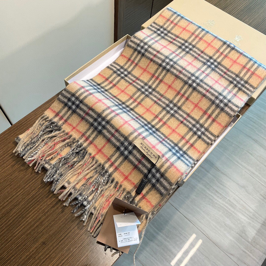 BURBERRY BBR SCARF 200 CM IN CASHMERE 518232