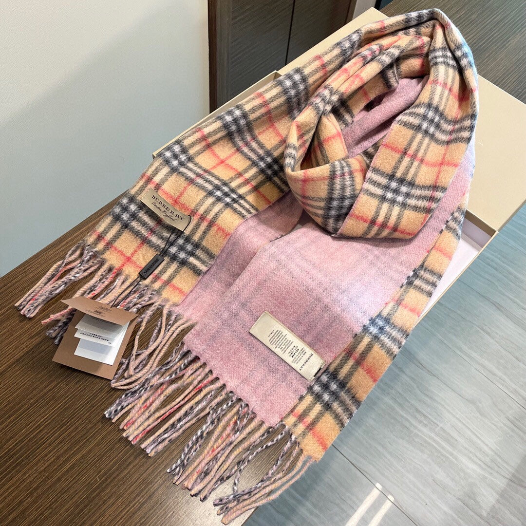 BURBERRY BBR SCARF 200 CM IN CASHMERE 518233