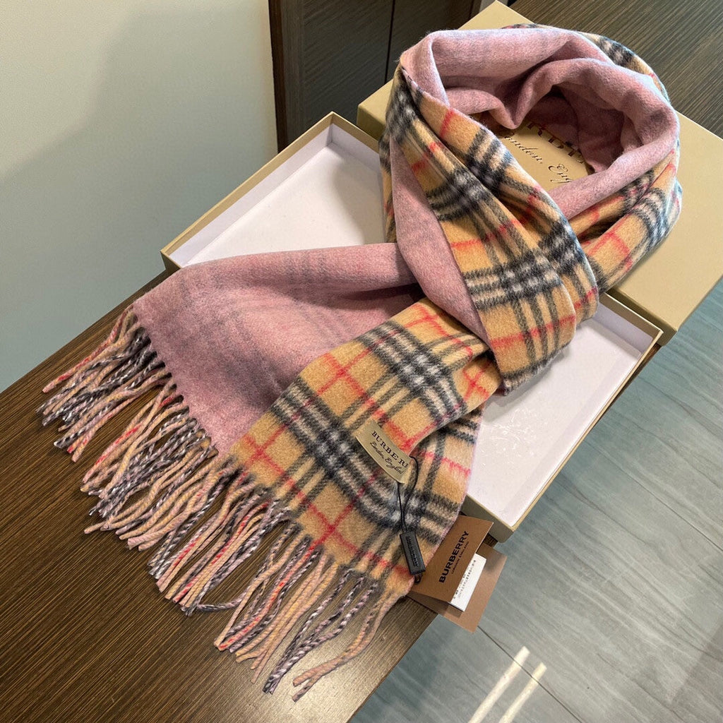 BURBERRY BBR SCARF 200 CM IN CASHMERE 518233