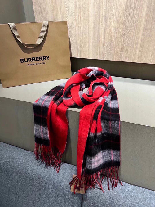 BURBERRY BBR SCARF 180 CM IN CASHMERE 525807