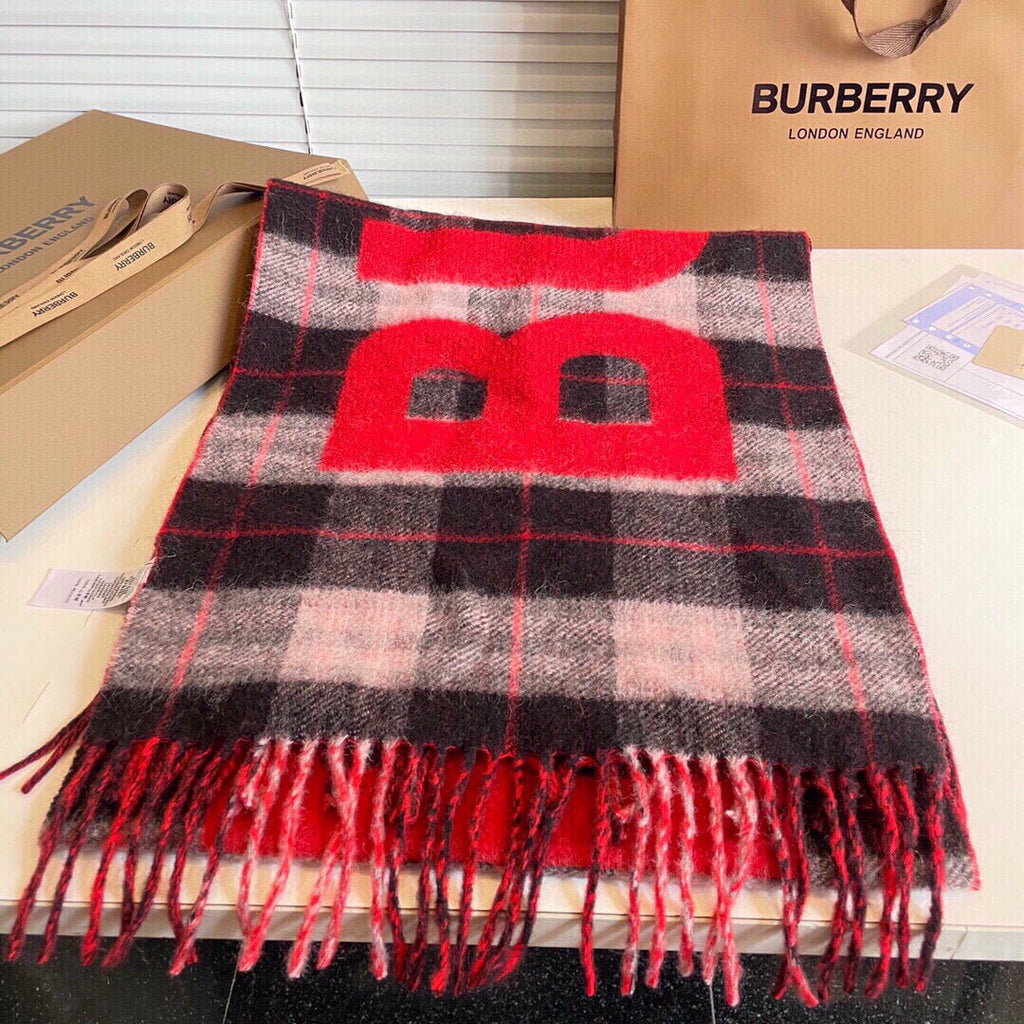 BURBERRY BBR SCARF 180 CM IN CASHMERE 525807