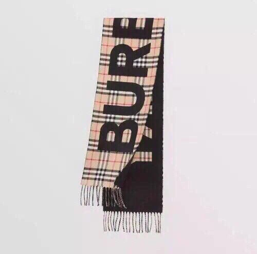 BURBERRY BBR SCARF 180 CM IN CASHMERE 525808