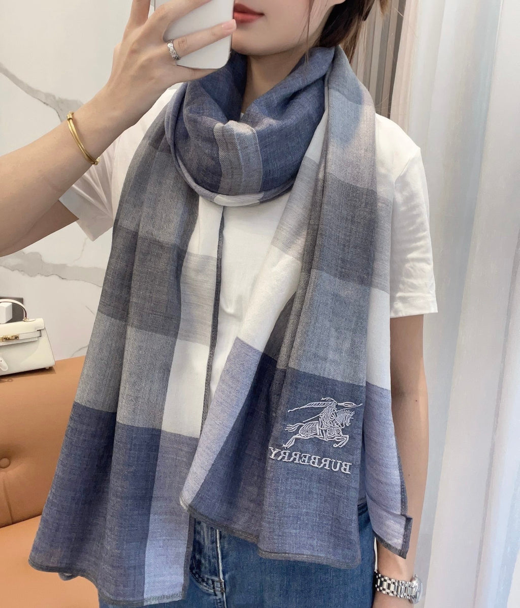 BURBERRY SCARF 200 CM IN COLORFUL CASHMERE 402264