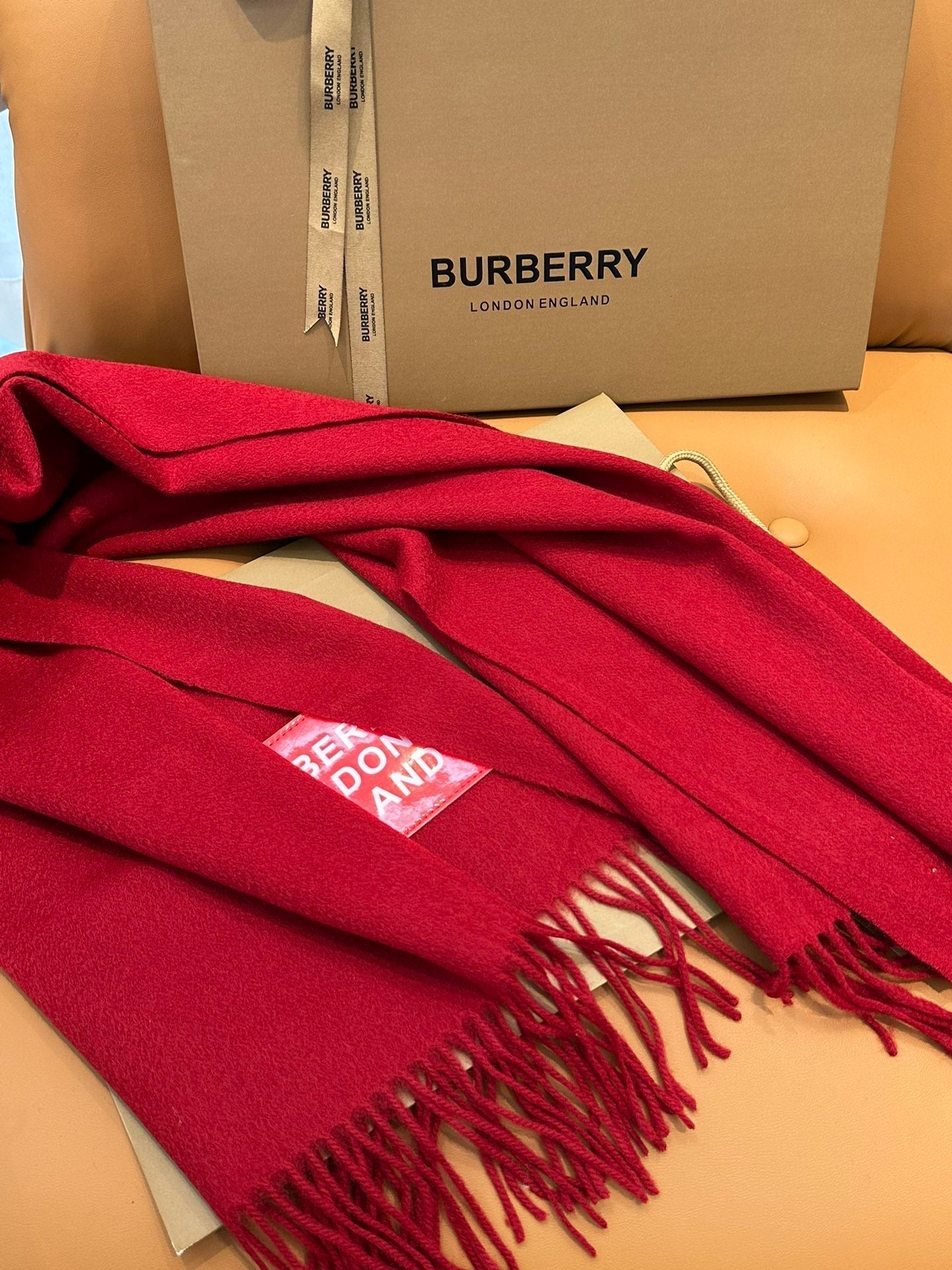BURBERRY BBR SCARF 200 CM IN CASHMERE 478762